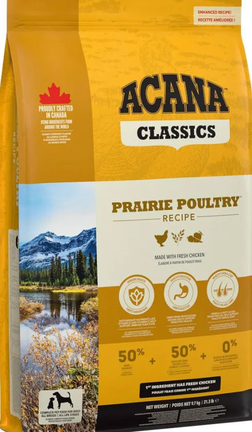 Acana Classics Prairie Poultry Sucha Karma dla psa op. 9.7kg