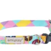 Amiplay Obroża BeHappy dla psa rozm. L (35-50cm) wzór Donut