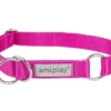 Amiplay Obroża półzaciskowa Samba dla psa rozm. L (35-50cm) kolor różowy
