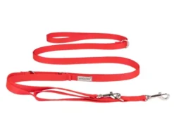 Amiplay Smycz regulowana 8in1 Samba dla psa rozm. L 25mm/400cm kolor czerwony