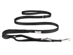 Amiplay Smycz regulowana 8in1 Samba dla psa rozm. M 20mm/400cm kolor czarny