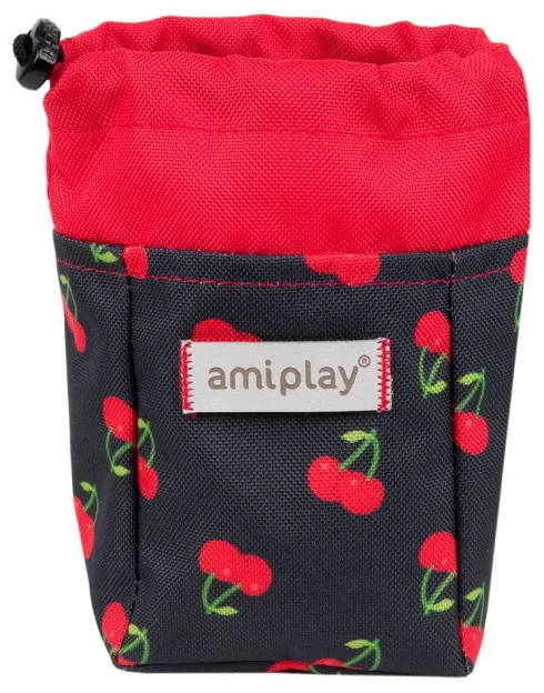 Amiplay Torebka na przysmaki BeHappy dla psa wzór Cherry