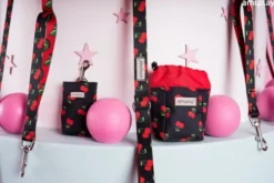 Amiplay Torebka na worki na ekskrementy BeHappy dla psa wzór Cherry