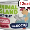 Animal Island Everyday Kitten Wołowina i dziczyzna Mokra Karma dla kociąt op. 185g Pakiet 12szt.