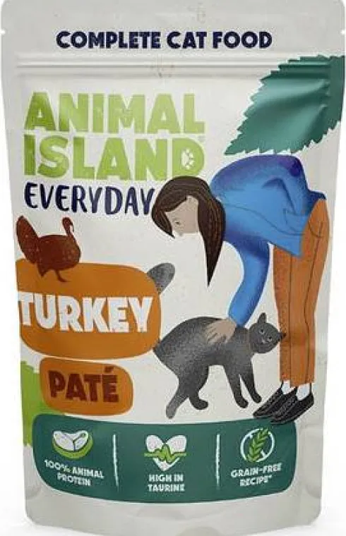 Animal Island Everyday Turkey Pate Mokra Karma dla kota op. 12x100g