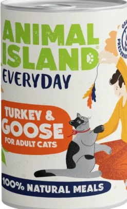 Animal Island Everyday Turkey&Goose Mokra Karma dla kota op. 400g