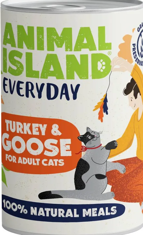 Animal Island Everyday Turkey&Goose Mokra Karma dla kota op. 400g