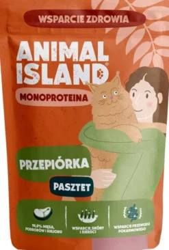Animal Island Monoproteina Przepiórka Mokra Karma dla kota op. 100g Pakiet 10szt.