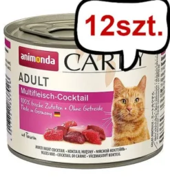 Animonda Carny Adult Koktajl Mięsny Mokra Karma dla kota op. 200g Pakiet 12szt.