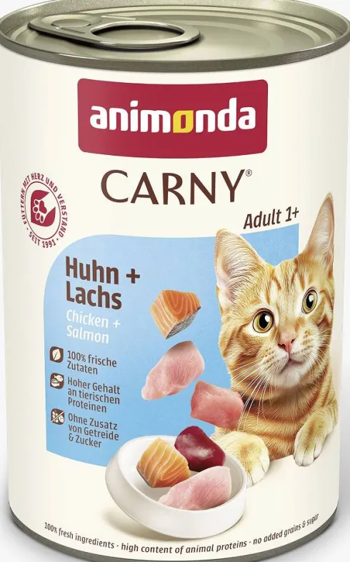 Animonda Carny Adult Kurczak i Łosoś Mokra Karma dla kota op. 400g