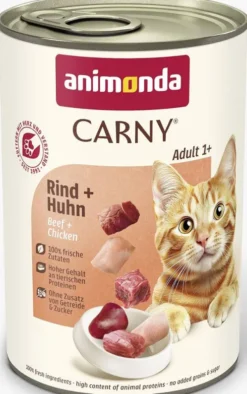 Animonda Carny Adult Wołowina i Kurczak Mokra Karma dla kota op. 400g Pakiet 6szt.