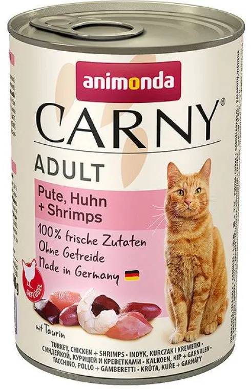 Animonda Carny Adult Wołowina i Indyk z Krewetkami Mokra Karma dla kota op. 400g