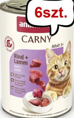 Animonda Carny Adult Wołowina i Jagnięcina Mokra Karma dla kota op. 400g Pakiet 6szt.