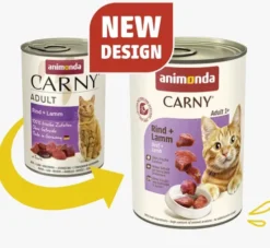 Animonda Carny Adult Wołowina i Jagnięcina Mokra Karma dla kota op. 400g Pakiet 6szt.