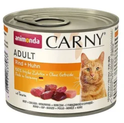 Animonda Carny Adult Wołowina i Kurczak Mokra Karma dla kota op. 200g Pakiet 12szt.