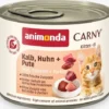 Animonda Carny Kitten Cielęcina z kurczakiem i indykiem Mokra Karma dla kociąt op. 200g