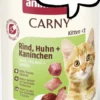 Animonda Carny Kitten Wołowina z kurczakiem i królikiem Mokra Karma dla kociąt op. 400g Pakiet 6szt.