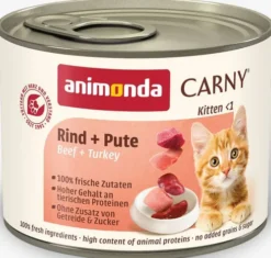 Animonda Carny Kitten Wołowina i indyk Mokra Karma dla kociąt op. 200g