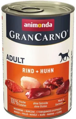 Animonda GranCarno Adult wołowina z kurczakiem Mokra Karma dla psa op. 400g Pakiet 12szt.