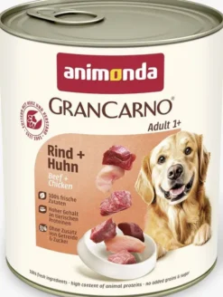 Animonda GranCarno Adult wołowina z kurczakiem Mokra Karma dla psa op. 800g