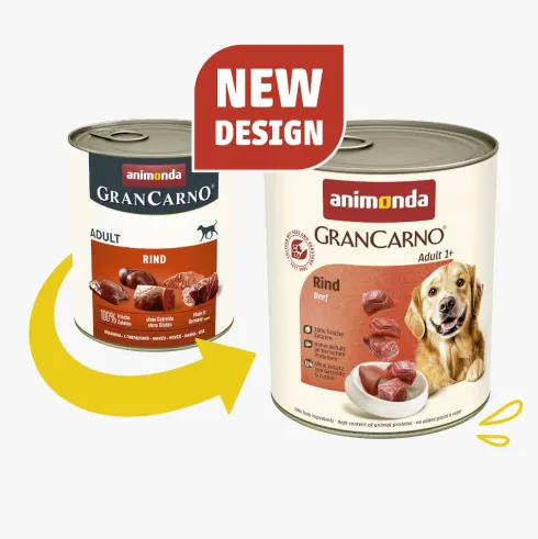 Animonda GranCarno Adult wołowina Mokra Karma dla psa op. 800g Pakiet 12szt.