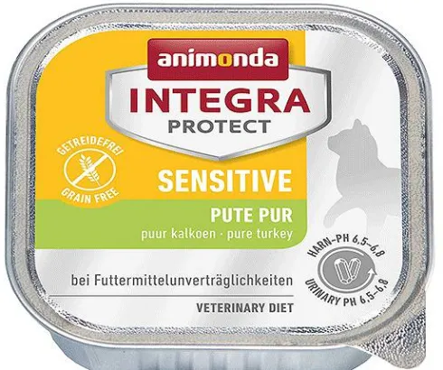 Animonda Integra Protect Sensitive z indykiem (pute pur) Mokra Karma dla kota op. 100g