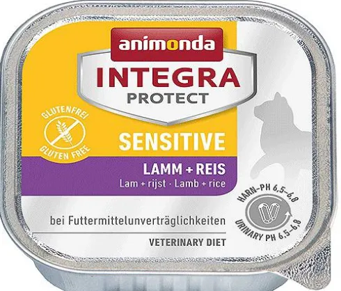Animonda Integra Protect Sensitive z jagnięciną i ryżem (lamm) Mokra Karma dla kota op. 100g