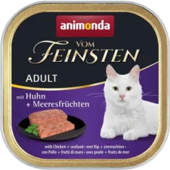 Animonda Vom Feinsten Adult Kurczak z owocami morza Mokra Karma dla kota op. 100g Pakiet 16szt.