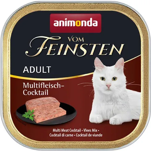 Animonda Vom Feinsten Adult Mix mięs Mokra Karma dla kota op. 100g Pakiet 16szt.