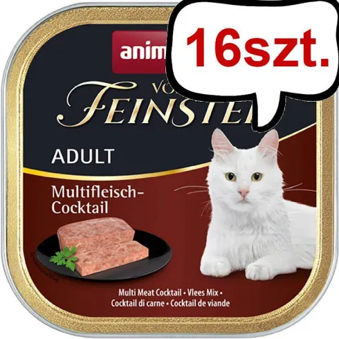 Animonda Vom Feinsten Adult Mix mięs Mokra Karma dla kota op. 100g Pakiet 16szt.
