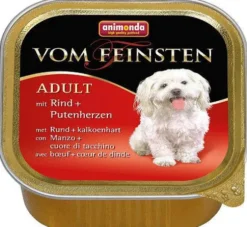 Animonda vom Feinsten DOG Adult wołowina z sercami (rind&puteherzen) Mokra Karma dla psa op. 150g