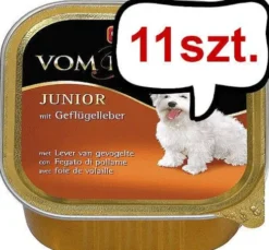 Animonda vom Feinsten DOG JUNIOR wątróbka drobiowa (geflugelleber) Mokra Karma dla szczeniaka op. 150g Pakiet 11szt.