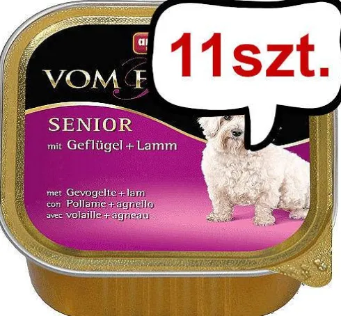 Animonda vom Feinsten DOG Senior drób z jagnięciną (geflugel&lamm) Mokra Karma dla psa op. 150g Pakiet 11szt.