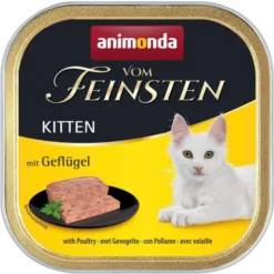 Animonda Vom Feinsten Kitten Drób Mokra Karma dla kociąt op. 100g Pakiet 16szt.