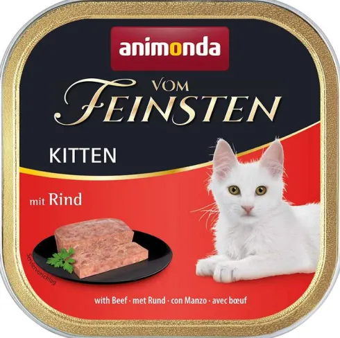 Animonda Vom Feinsten Kitten Wołowina Mokra Karma dla kociąt op. 100g
