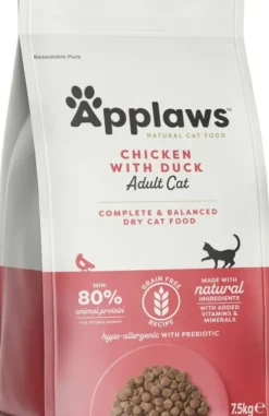 Applaws Adult Chicken with Extra Duck Sucha Karma dla kota op. 7.5kg