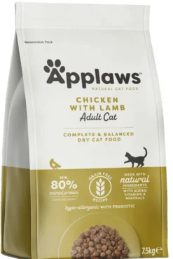 Applaws Adult Chicken with Extra Lamb Sucha Karma dla kota op. 7.5kg