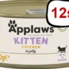 Applaws Natural Cat Food Kitten Kurczak w galarecie Mokra Karma dla kociąt op. 70g Pakiet 12szt.
