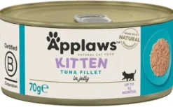 Applaws Natural Cat Food Kitten Tuńczyk w galarecie Mokra Karma dla kociąt op. 70g Pakiet 12szt.