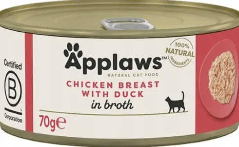 Applaws Natural Cat Food Kurczak z kaczką w bulionie Mokra Karma dla kota op. 70g