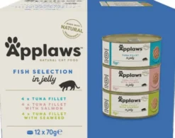 Applaws Natural Cat Food Multipack FISH in Jelly Mokra Karma dla kota op. 12x70g (puszki)