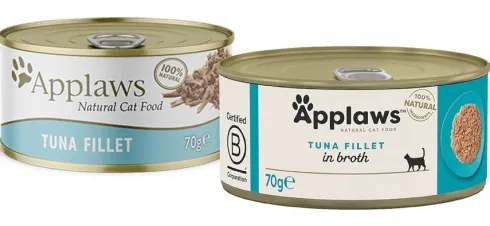 Applaws Natural Cat Food Tuńczyk w bulionie Mokra Karma dla kota op. 70g Pakiet 12szt.