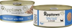 Applaws Natural Cat Food Tuńczyk z krabem w bulionie Mokra Karma dla kota op. 70g akiet 12szt.
