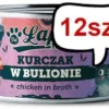 Łapsie for Cat Adult Kurczak Mokra karma dla kota. op. 80g Pakiet 12szt.