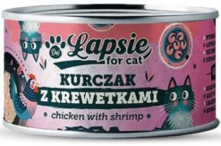 Łapsie for Cat Adult Kurczak z krewetkami Mokra karma dla kota. op. 80g