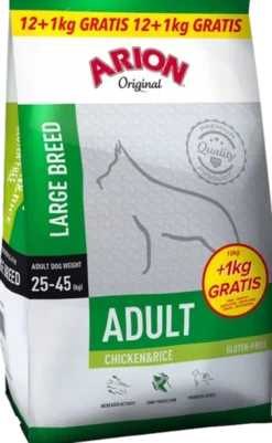 Arion Original Adult Large Chicken&Rice Sucha Karma dla psa op. 12kg+1kg GRATIS