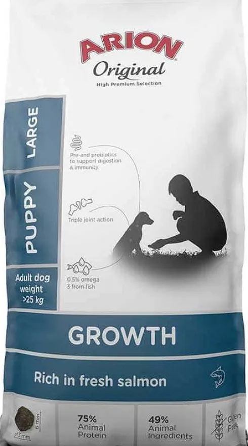 Arion Original Growth Puppy Large Salmon dla psa op. 12kg