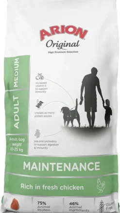 Arion Original Maintenance Adult Medium Chicken&Rice Sucha Karma dla psa op. 2x12kg MEGA-PAK