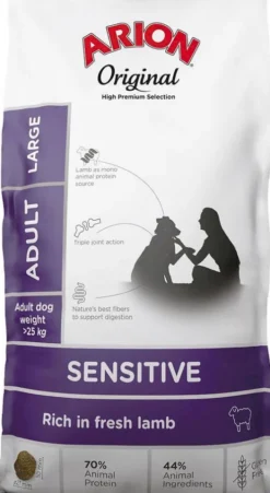 Arion Original Sensitive Adult Large Lamb&Rice Sucha Karma dla psa op. 2x12kg MEGA-PAK