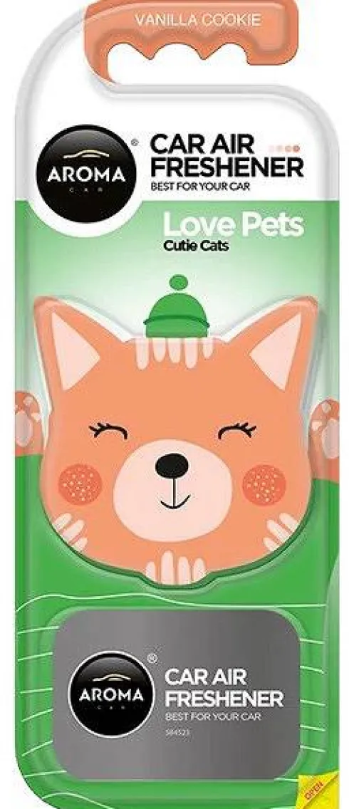 Aroma Car Zapach do Samochodu Art Cats Vanilla Cookie op. 1szt.